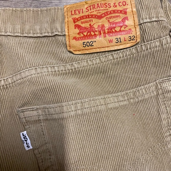 Levi 502 corduroy jeans 31x32 - Picture 5 of 6